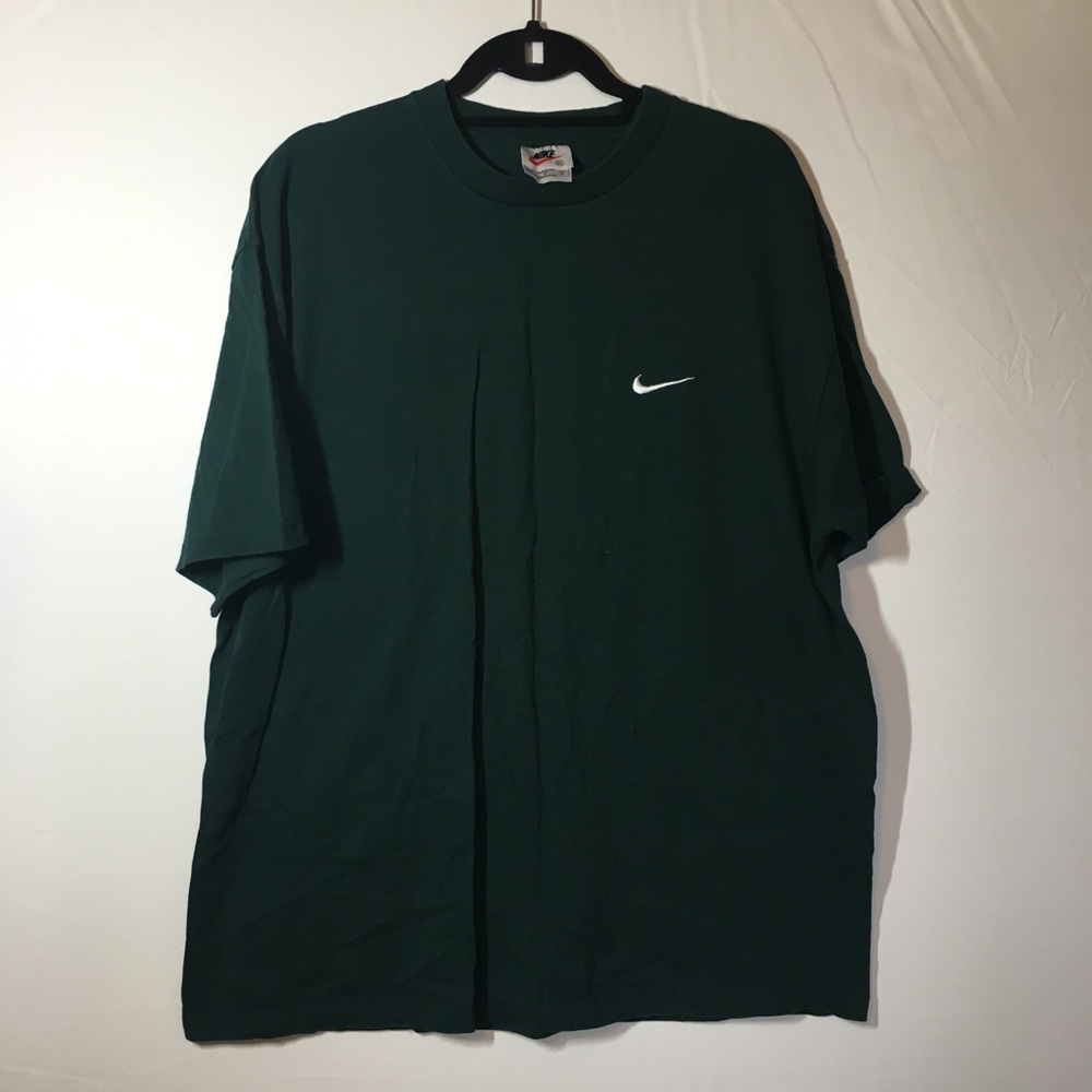 Nike Green Embroidered T-Shirt Size XL